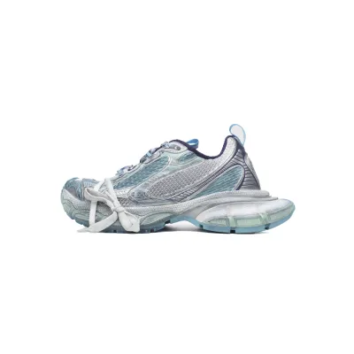 Balenciaga 3XL Sneaker White Silver Blue 734731 W3XL5 4095  01