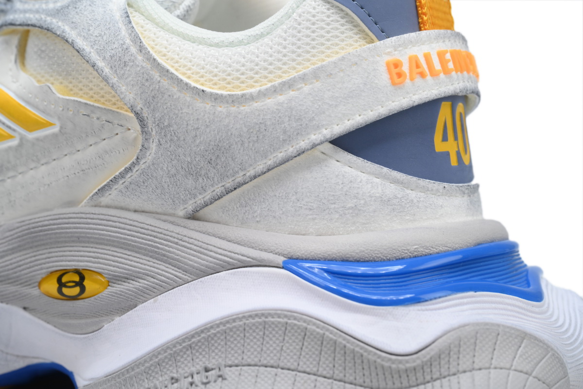 Balenciaga Cargo Sneaker White/Grey/Orange/Blue 785754 W2MV1 9174