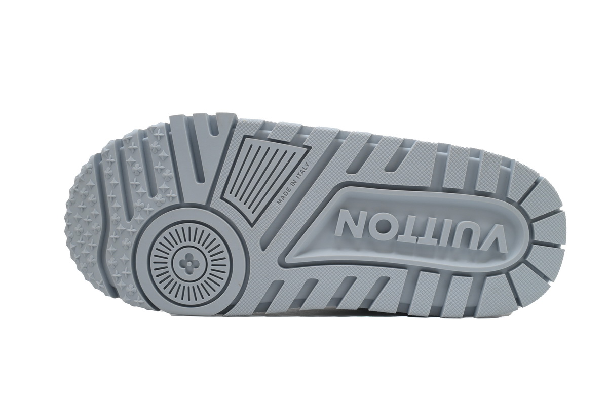 Louis Vuitton LV Trainer Maxi Sneaker White Grey CK24071303