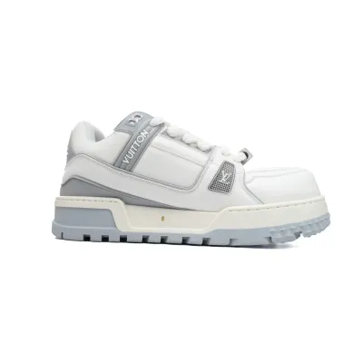 Louis Vuitton LV Trainer Maxi Sneaker White Grey CK24071303 02