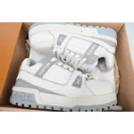 Louis Vuitton LV Trainer Maxi Sneaker White Grey CK24071303