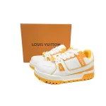 Louis Vuitton LV Trainer Maxi Sneaker White Yellow CK24071305