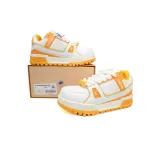 Louis Vuitton LV Trainer Maxi Sneaker White Yellow CK24071305