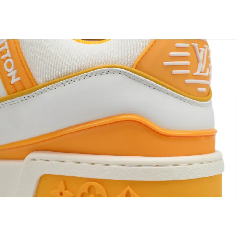Louis Vuitton LV Trainer Maxi Sneaker White Yellow CK24071305