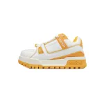 Louis Vuitton LV Trainer Maxi Sneaker White Yellow CK24071305