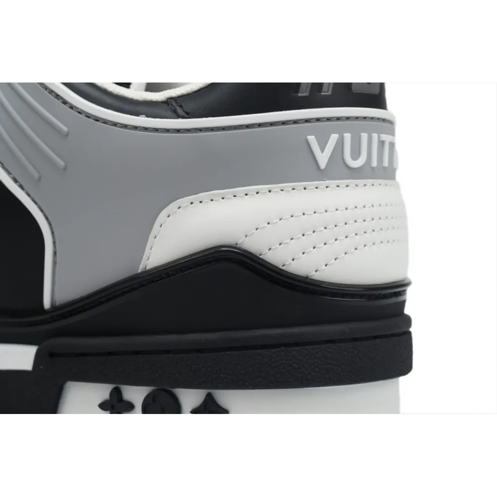 Louis Vuitton LV Trainer Sneaker Black Grey XD CK24071804
