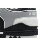 Louis Vuitton LV Trainer Sneaker Black Grey XD CK24071804