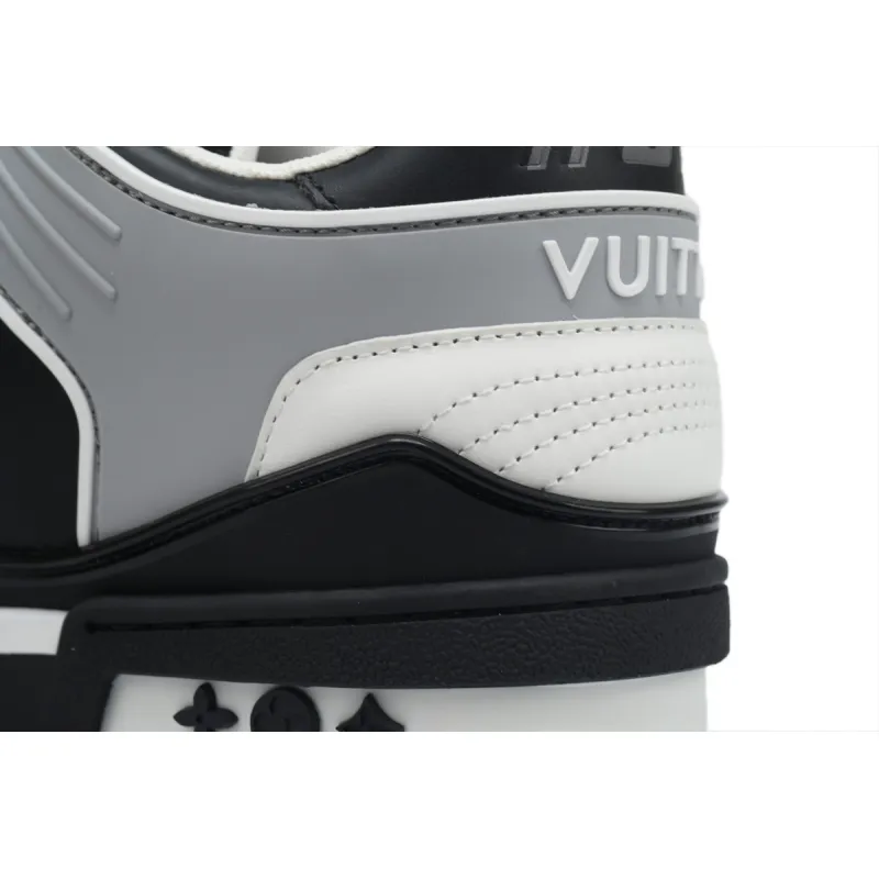 Louis Vuitton LV Trainer Sneaker Black Grey XD CK24071804