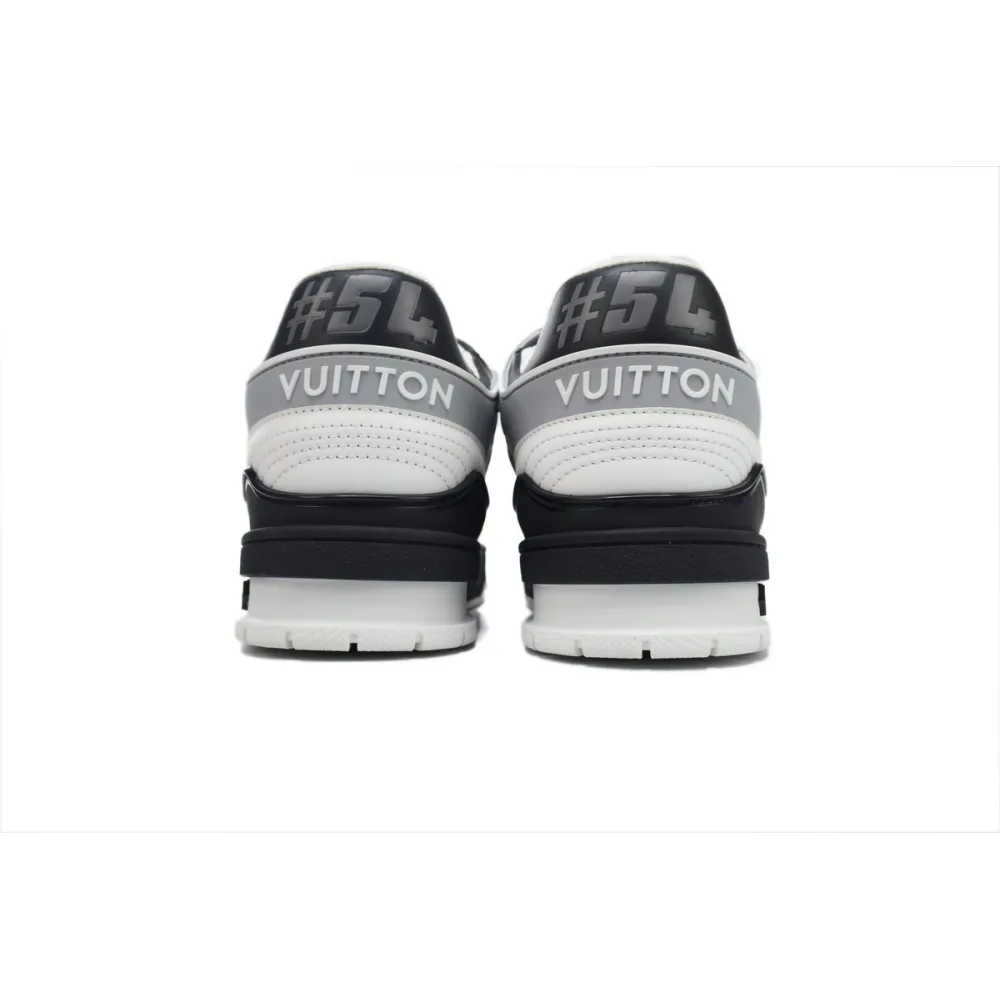 Louis Vuitton LV Trainer Sneaker Black Grey XD CK24071804
