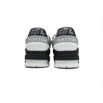 Louis Vuitton LV Trainer Sneaker Black Grey XD CK24071804