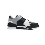 Louis Vuitton LV Trainer Sneaker Black Grey XD CK24071804