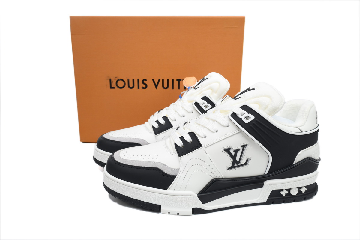 Louis Vuitton LV Trainer Sneaker Black White XD CK24071803