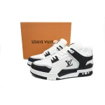 Louis Vuitton LV Trainer Sneaker Black White XD CK24071803