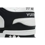 Louis Vuitton LV Trainer Sneaker Black White XD CK24071803