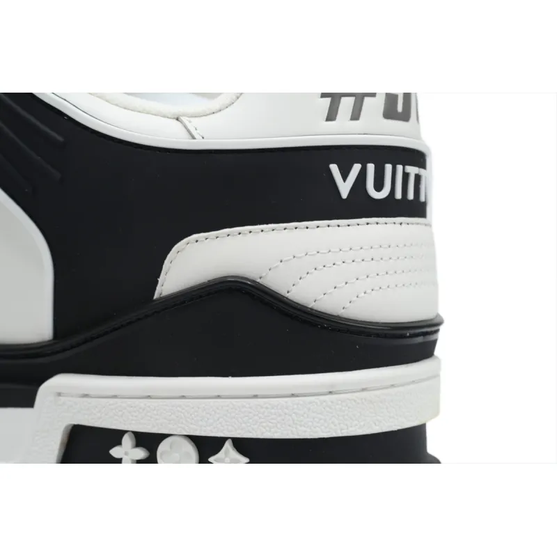 Louis Vuitton LV Trainer Sneaker Black White XD CK24071803