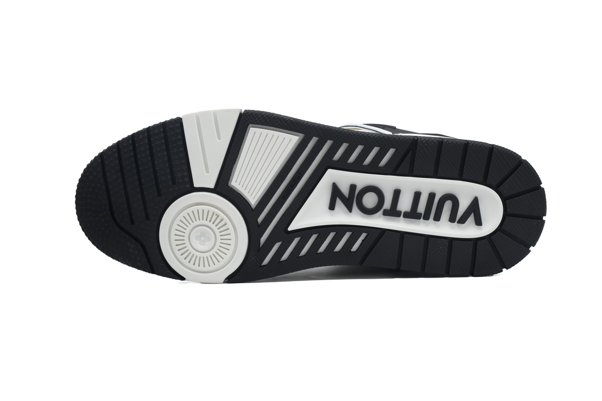 Louis Vuitton LV Trainer Sneaker Black White XD CK24071803