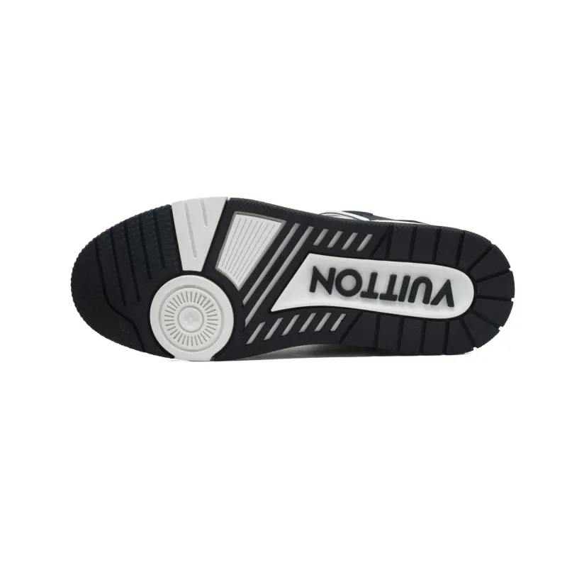 Louis Vuitton LV Trainer Sneaker Black White XD CK24071803