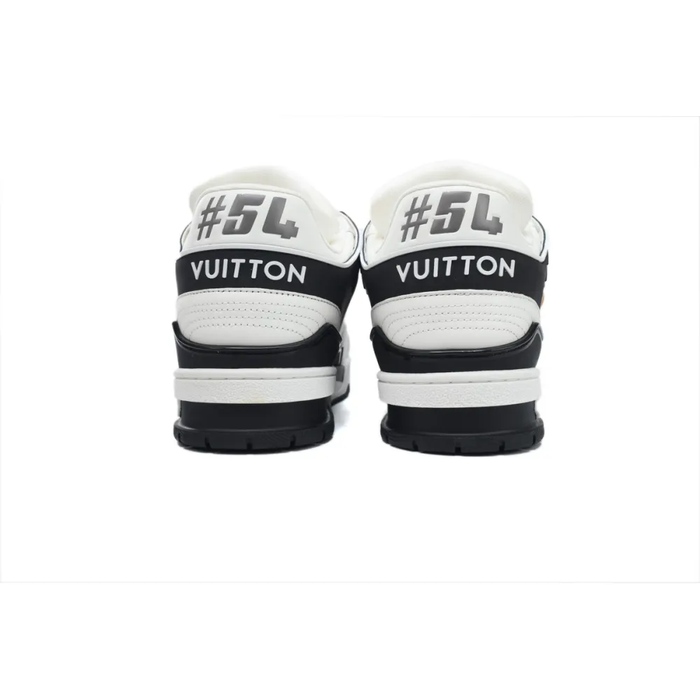 Louis Vuitton LV Trainer Sneaker Black White XD CK24071803