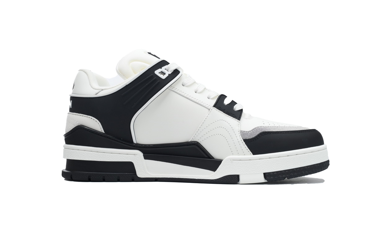 Louis Vuitton LV Trainer Sneaker Black White XD CK24071803