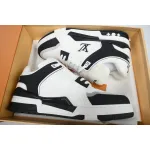 Louis Vuitton LV Trainer Sneaker Black White XD CK24071803
