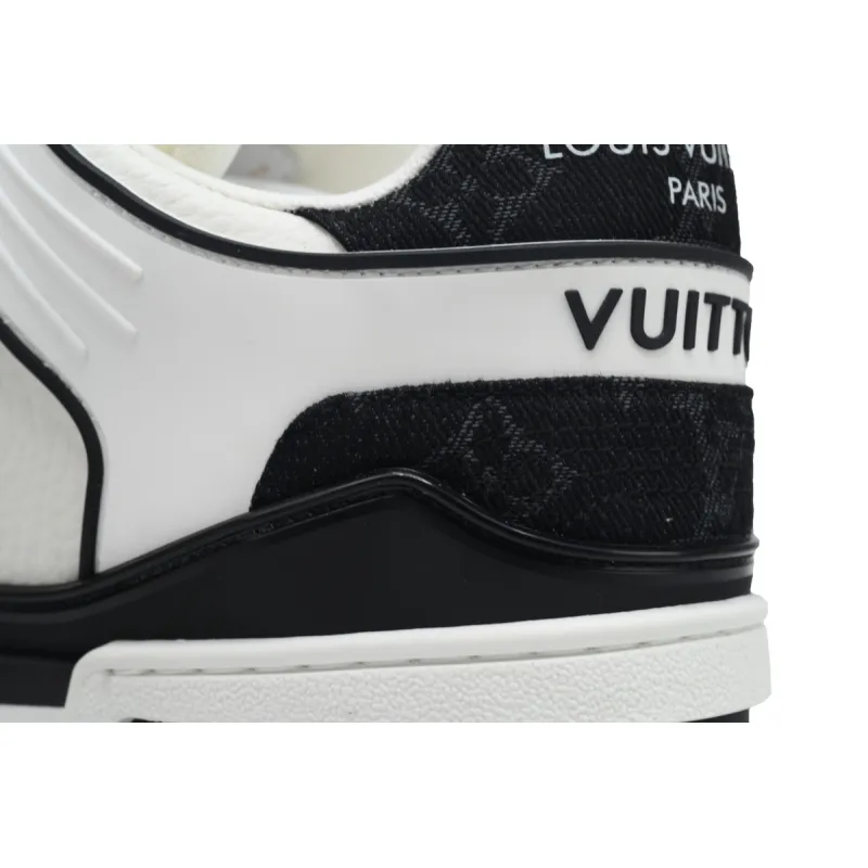 Louis Vuitton LV Trainer Sneaker White Black XD CK24071808