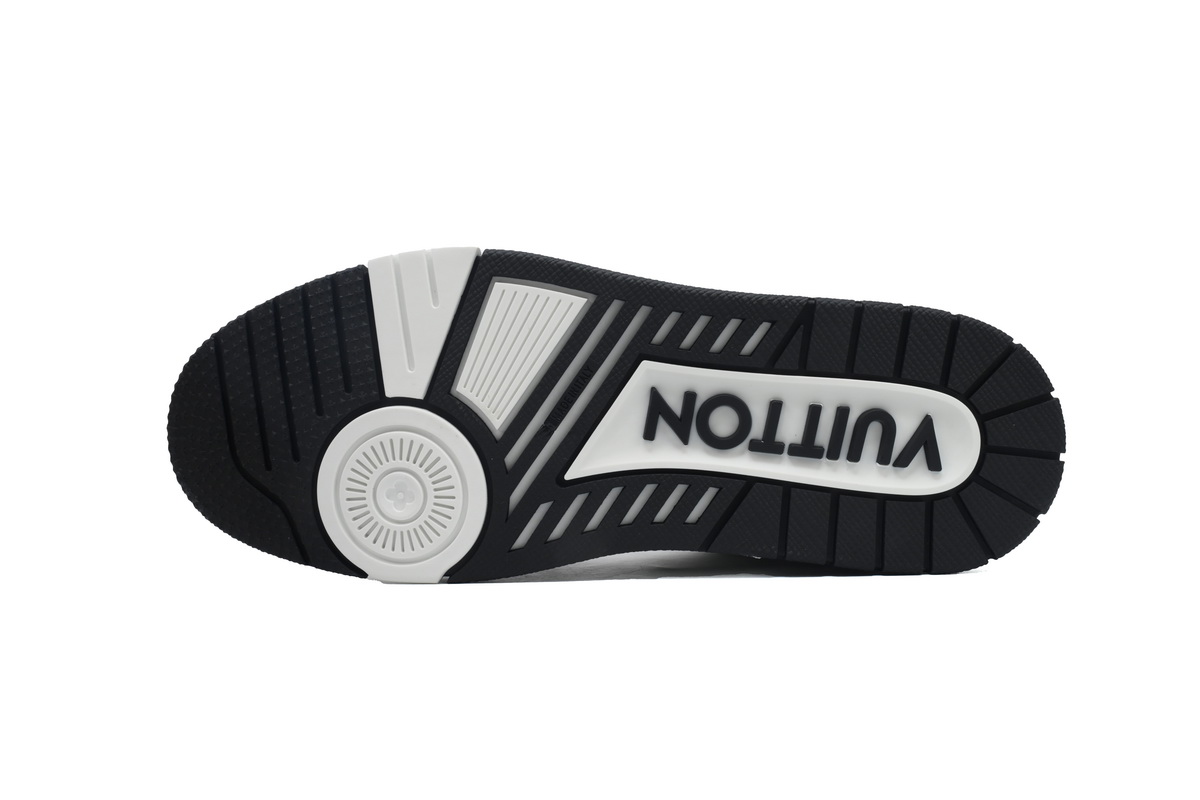 Louis Vuitton LV Trainer Sneaker White Black XD CK24071808