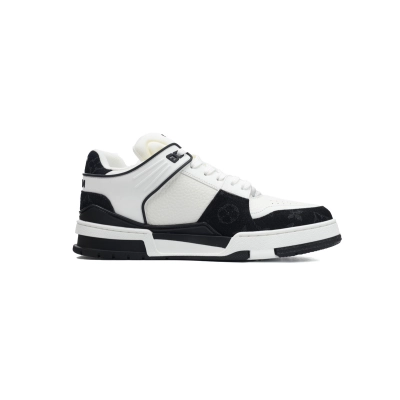 Louis Vuitton LV Trainer Sneaker White Black XD CK24071808 02