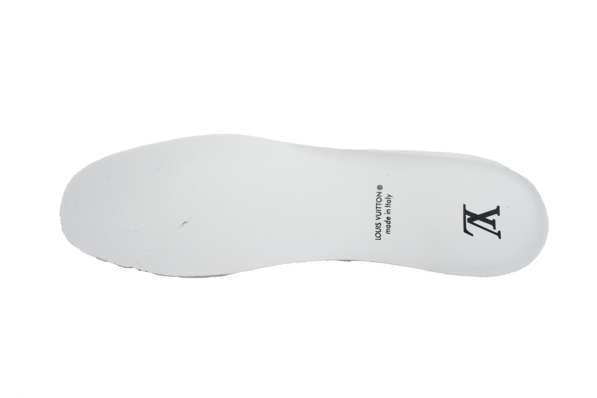 Louis Vuitton LV Trainer Sneaker White Blue Denim CKXD24071802