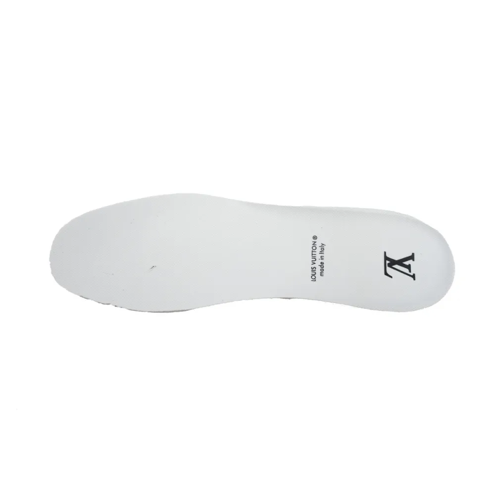 Louis Vuitton LV Trainer Sneaker White Blue Denim CKXD24071802