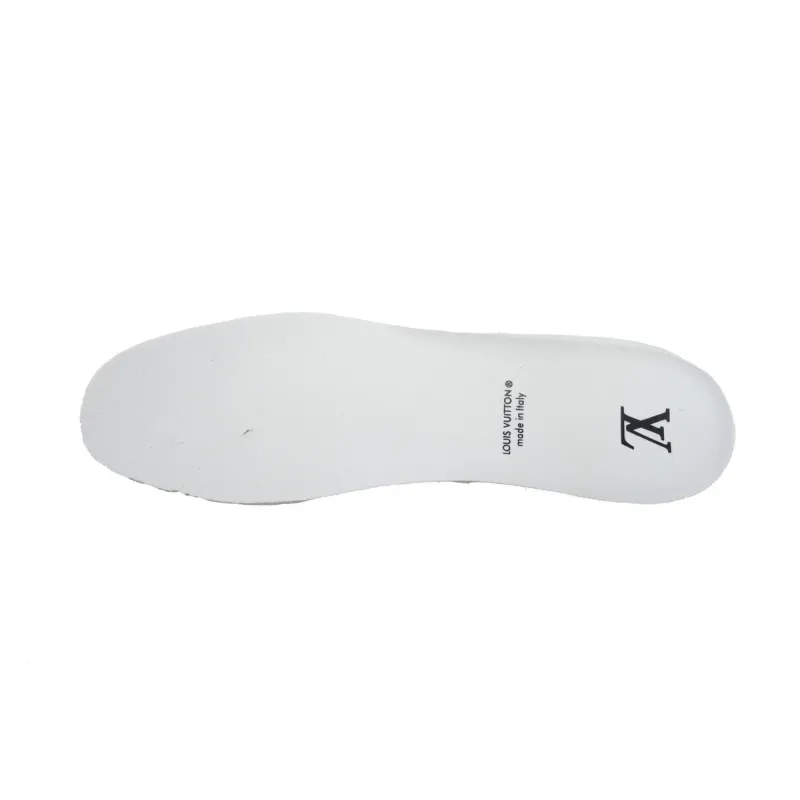 Louis Vuitton LV Trainer Sneaker White Blue Denim CKXD24071802
