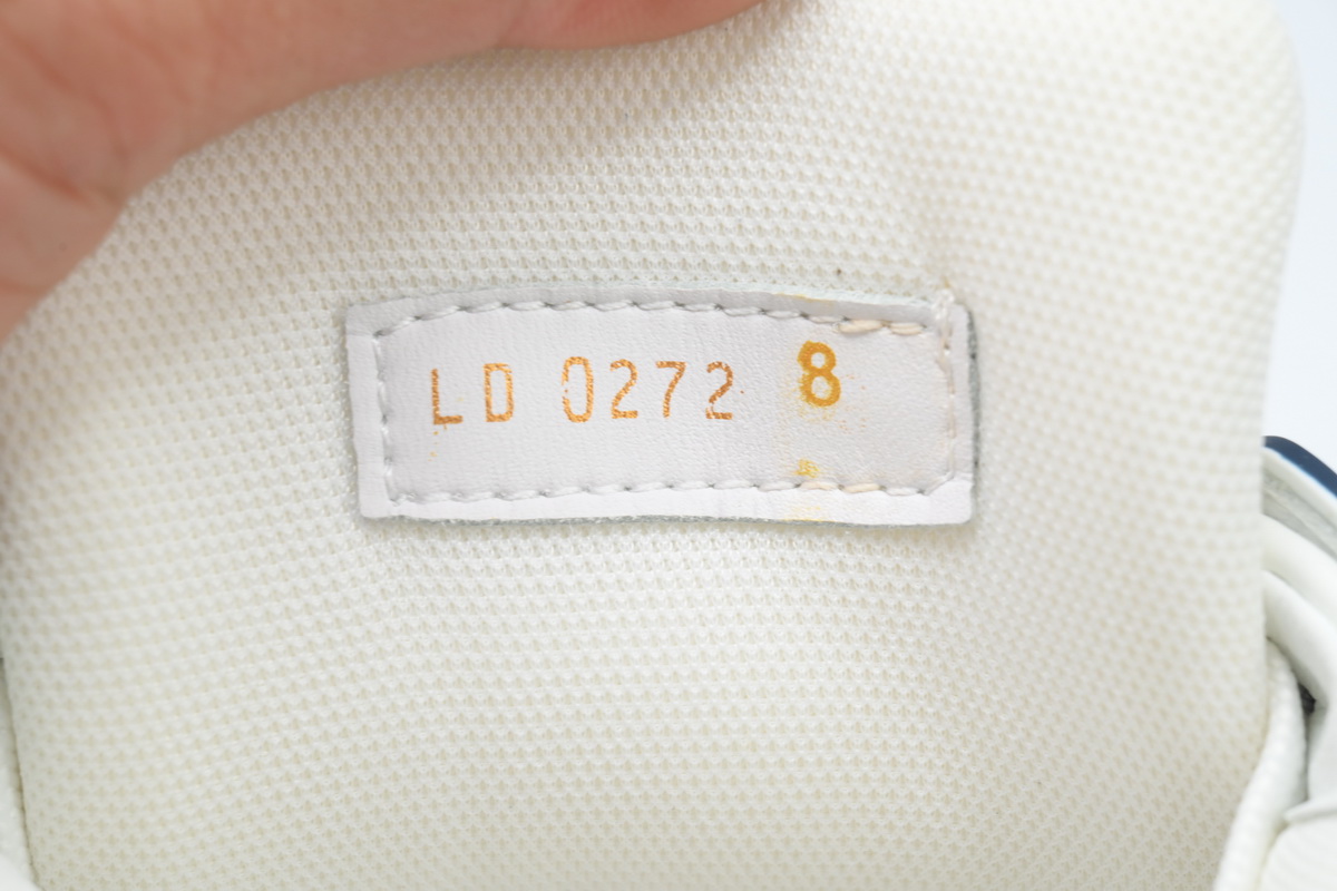 Louis Vuitton LV Trainer Sneaker White Blue Denim CKXD24071802