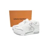 Louis Vuitton LV Trainer Sneaker White Cement CK24071801