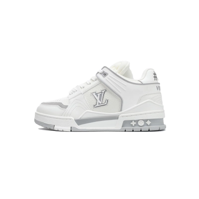 Louis Vuitton LV Trainer Sneaker White Cement CK24071801 01