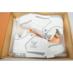 Louis Vuitton LV Trainer Sneaker White Cement CK24071801