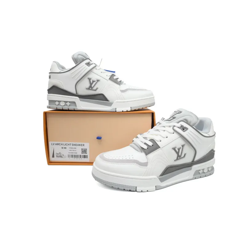Louis Vuitton LV Trainer Sneaker White Grey XD CK24071805