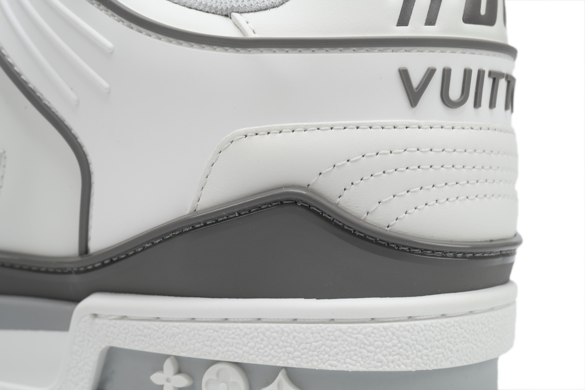 Louis Vuitton LV Trainer Sneaker White Grey XD CK24071805