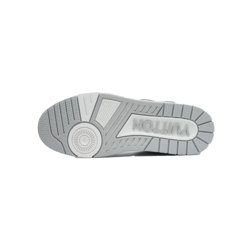Louis Vuitton LV Trainer Sneaker White Grey XD CK24071805