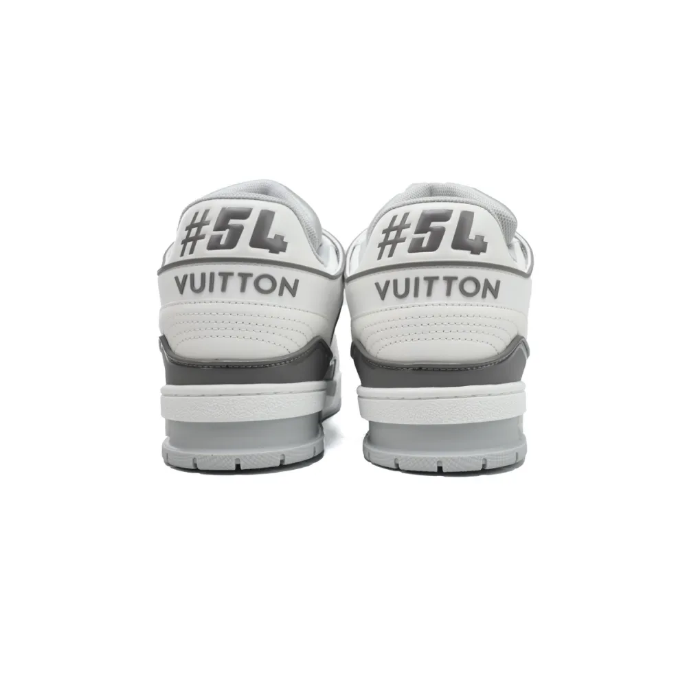 Louis Vuitton LV Trainer Sneaker White Grey XD CK24071805