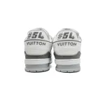Louis Vuitton LV Trainer Sneaker White Grey XD CK24071805
