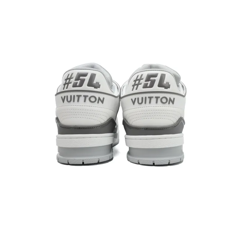 Louis Vuitton LV Trainer Sneaker White Grey XD CK24071805