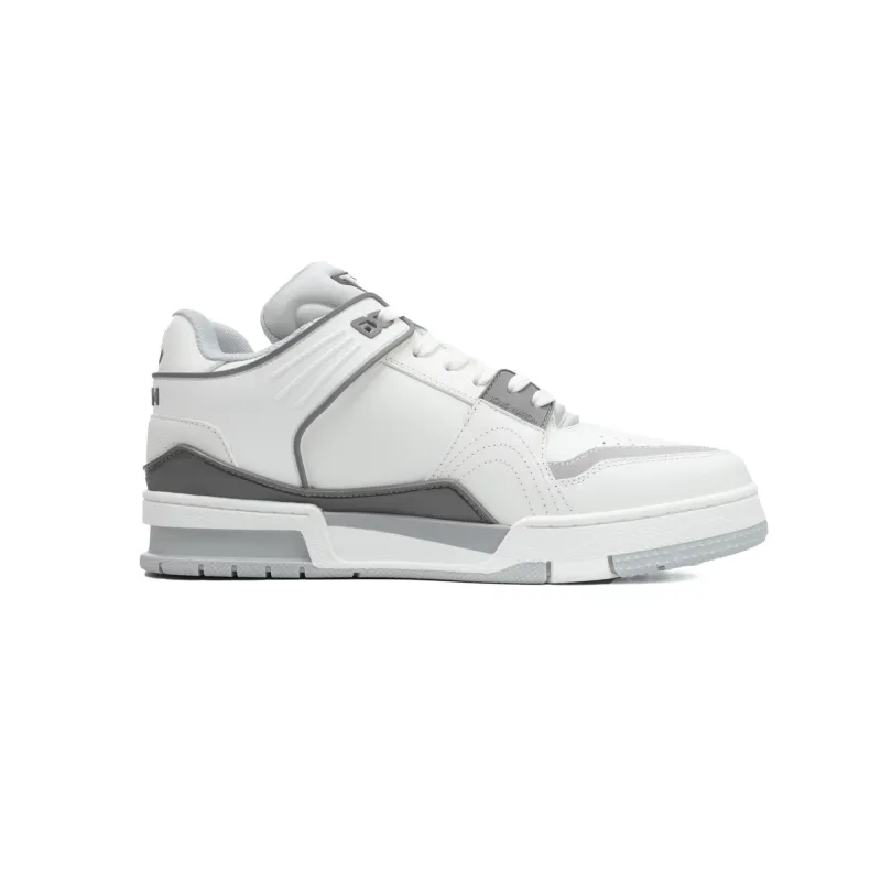 Louis Vuitton LV Trainer Sneaker White Grey XD CK24071805