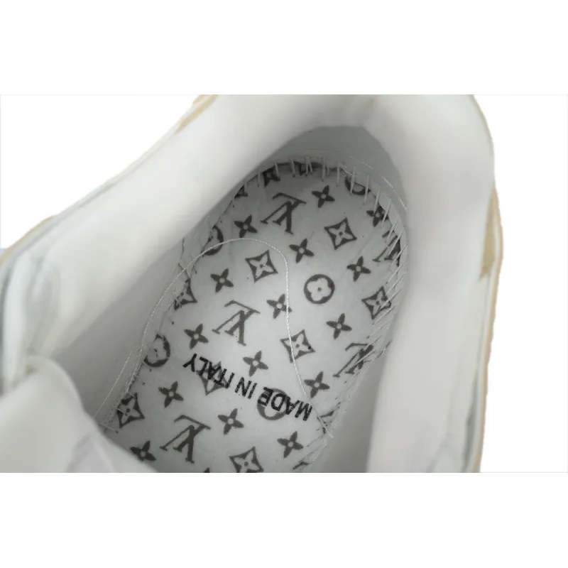 Louis Vuitton LV Trainer Sneaker White Khaki XD CK24071807