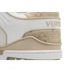 Louis Vuitton LV Trainer Sneaker White Khaki XD CK24071807