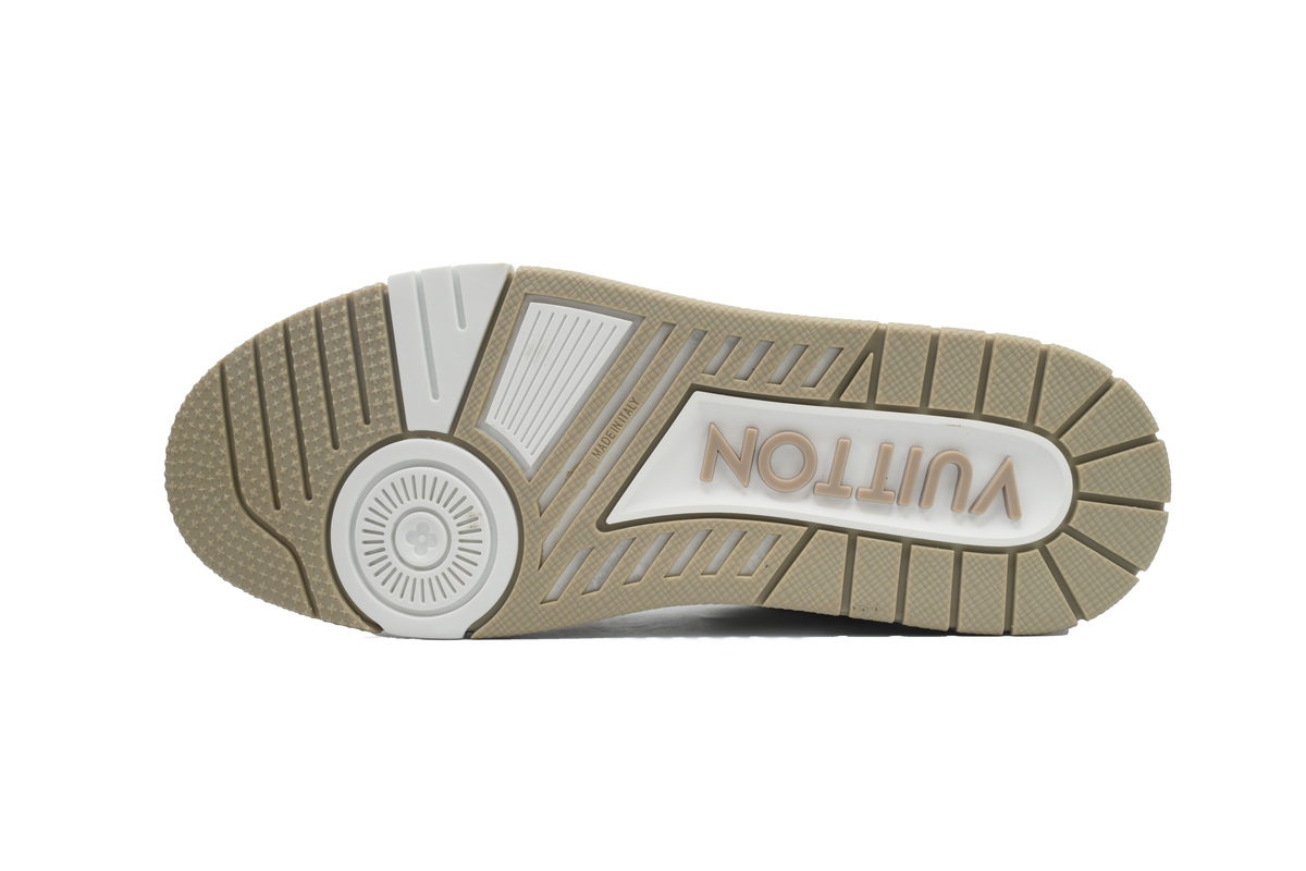 Louis Vuitton LV Trainer Sneaker White Khaki XD CK24071807