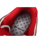 Louis Vuitton LV Trainer Sneaker White Red XD CK24071806