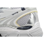 Off White Be Right Back Sneakers Military White Gray OMIA295F24 FAB00 10606