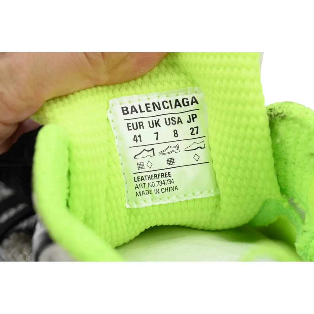 Ba*len*cia*ga 3xl sneaker grey green 734734 w3xl5 9031