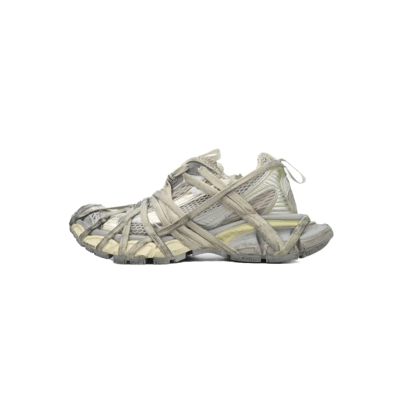 Balenciaga 3XL Sneaker Worn-Out - Brown Grey 778698 W3XLL 9191