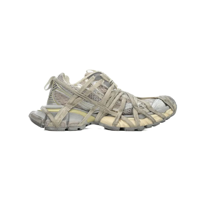 Balenciaga 3XL Sneaker Worn-Out - Brown Grey 778698 W3XLL 9191