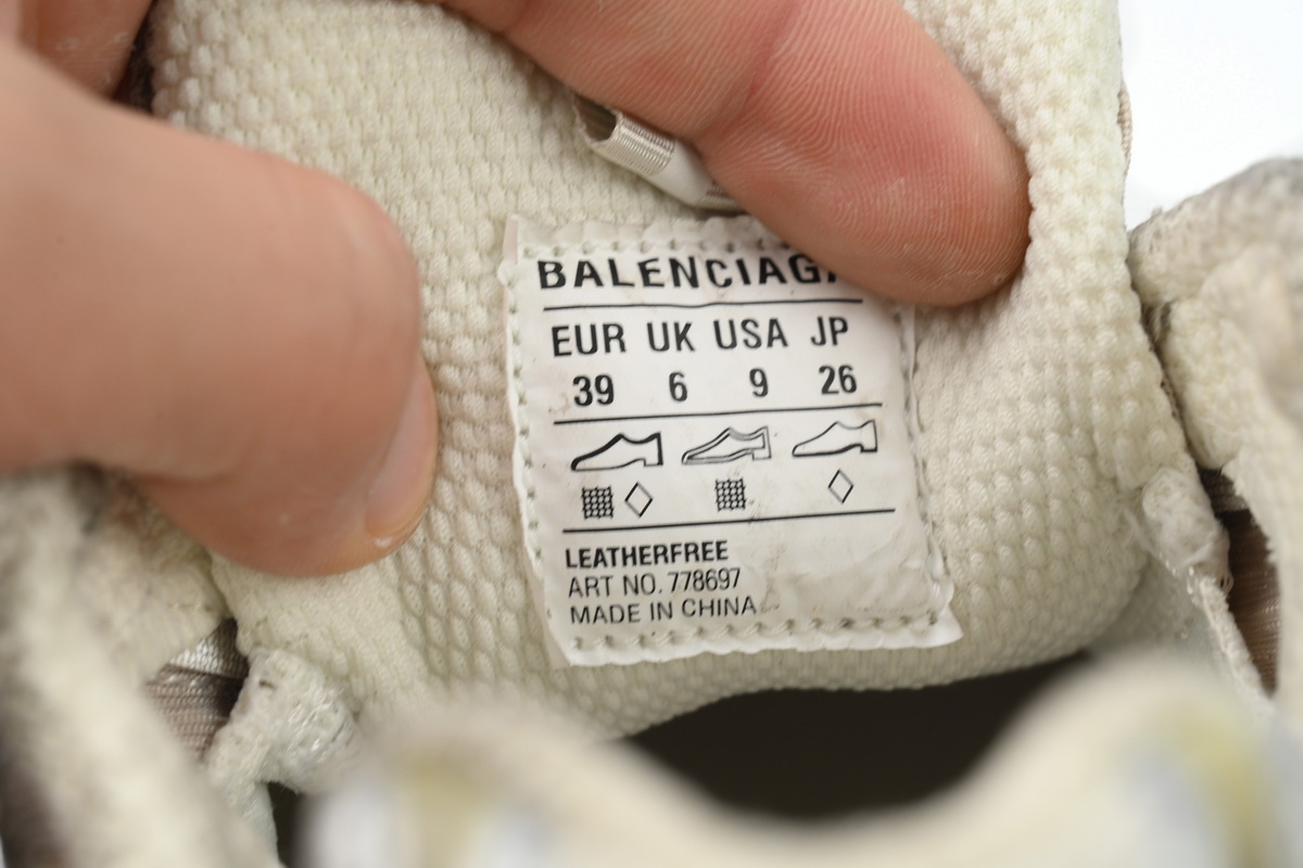 Balenciaga 3XL Sneaker Worn-Out - Brown Grey 778698 W3XLL 9191